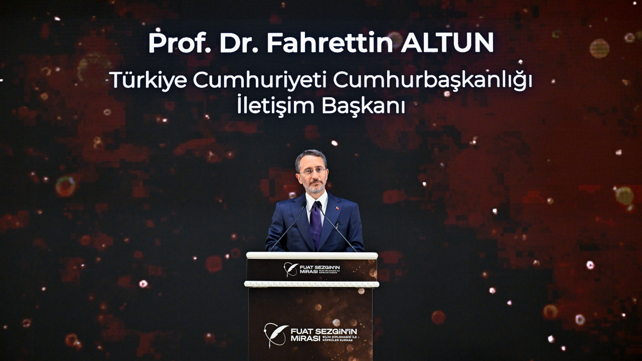 İletişim Başkanı Altun, “Fuat Sezgin’in Mirası: Bilim Diplomasisi ile Köprüler Kurmak” programına katıldı