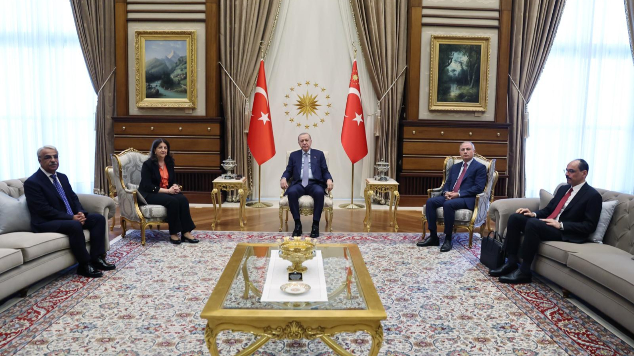 Cumhurbaşkanı Erdoğan, DEM Parti heyetini kabul etti