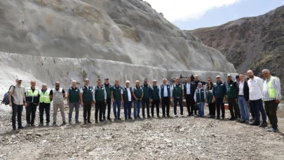 Söylemez Barajı şantiyesine üst düzey ziyaret