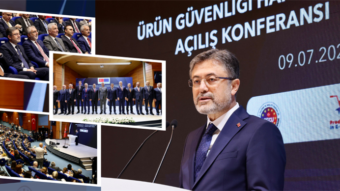BAKAN YUMAKLI, ÜRÜN GÜVENLİĞİ HAFTASI AÇILIŞ KONFERANSI'NA KATILDI