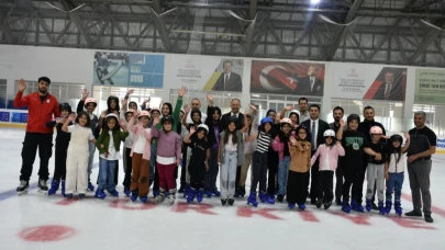 Erzurum GSİM’den Yaz Kur’an Kurslarına buz pateni eğitimi