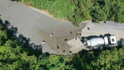 Ordu’da mahalle yolları beton yol konforu ile buluşuyor