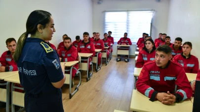 ANKARA İTFAİYESİ’NİN YENİ KAHRAMANLARI GÖREVE HAZIRLANIYOR