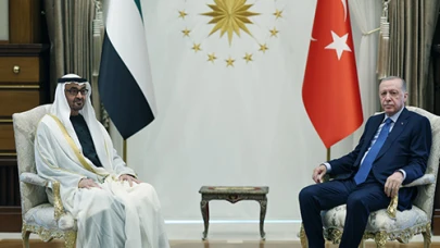 BAE Devlet Başkanı Al Nahyan Cumhurbaşkanlığı Külliyesinde