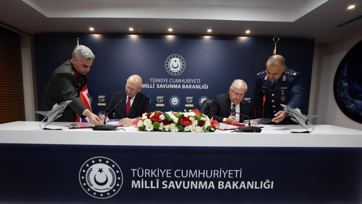 Türkiye’nin Eurofighter kullanıcısı olarak kabulüne ilişkin tam kapsamlı mutabakat zaptı imzalandı