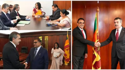 Bakan Tekin, SRİ LANKA'da Diplomatik Temaslarda Bulundu