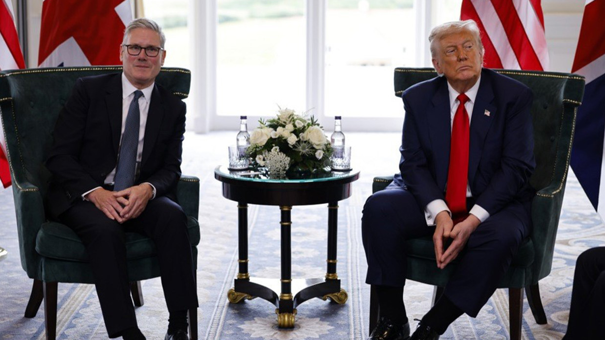 ABD Başkanı Trump, İngiltere Başbakanı Starmer ile görüştü