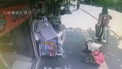 Dikkatsiz annenin unutkanlığı faciayla sonuçlanıyordu: O anlar kamerada