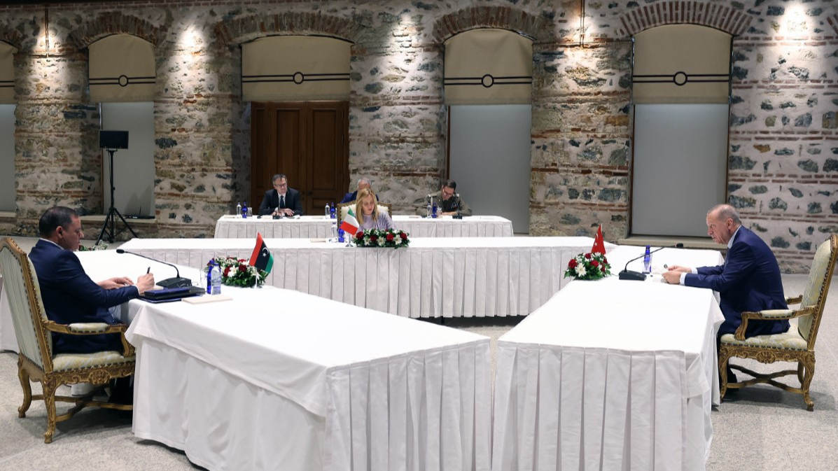 Türkiye-İtalya ve Libya arasında üçlü zirve sona erdi