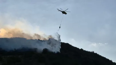 Tekirdağ’da orman yangınına müdahale sürüyor