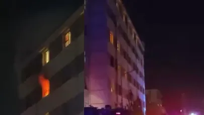 Bursa’da öğrenci yurdunda yangın
