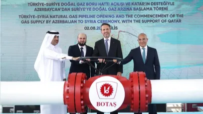 Türkiye-Suriye Doğal Gaz Boru Hattı açıldı