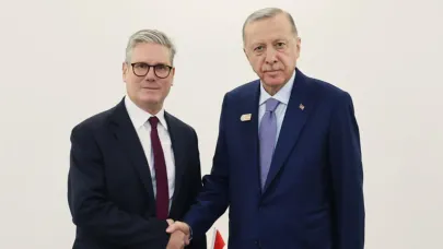 Cumhurbaşkanı Erdoğan, İngiltere Başbakanı Starmer ile görüştü