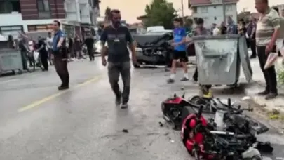 Motosikletle kafa kafaya çarpıştı ardından cipe çarptı: 1 ölü