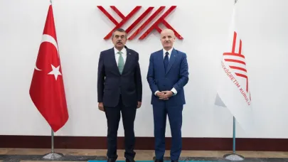 Bakan Tekin'den YÖK Başkanı Özvar'a Ziyaret