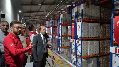 Binlerce ton gıda Gazze için hazır