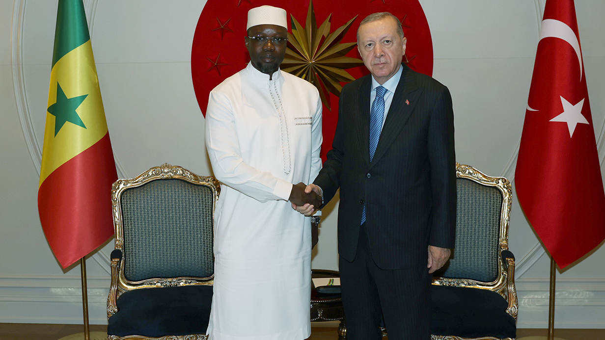 Cumhurbaşkanı Erdoğan, Senegal Başbakanı Sonko’yu kabul etti