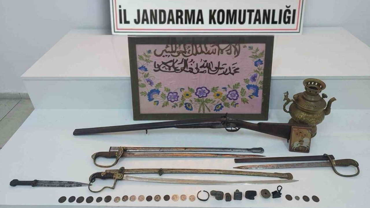 Gaziantep’te tarihi eser operasyonu: 1 gözaltı