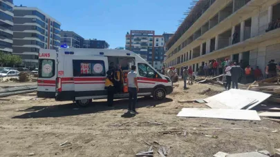 Erzurum’da inşaattan düşen işçi hayatını kaybetti