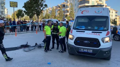 Çorum’da tırın altında kalan bisikletli çocuk hayatını kaybetti