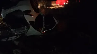Erzurum’da otomobil nehre uçtu: 1 ölü, 1 yaralı, 1 kayıp