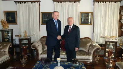 Cumhurbaşkanı Erdoğan, MHP Lideri Bahçeli ile bir araya geldi