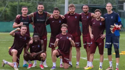 Trabzonspor’un yeni transferi Ernest Muçi ilk antrenmanına çıktı