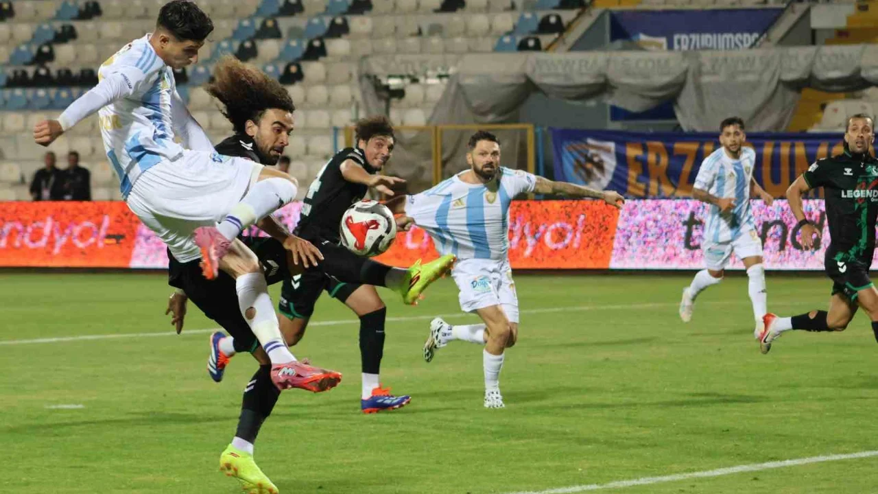 Trendyol 1. Lig: Erzurumspor FK: 1 - Sakaryaspor: 1