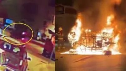 Antalya’da devrilerek alev alev yanan UTV’nin sürücüsü hayatını kaybetti