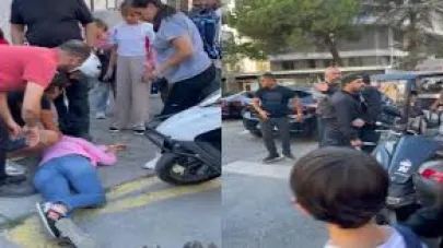 Kadıköy’de bir şahıs çocuğunun gözü önünde velilere bıçakla saldırmaya çalıştı