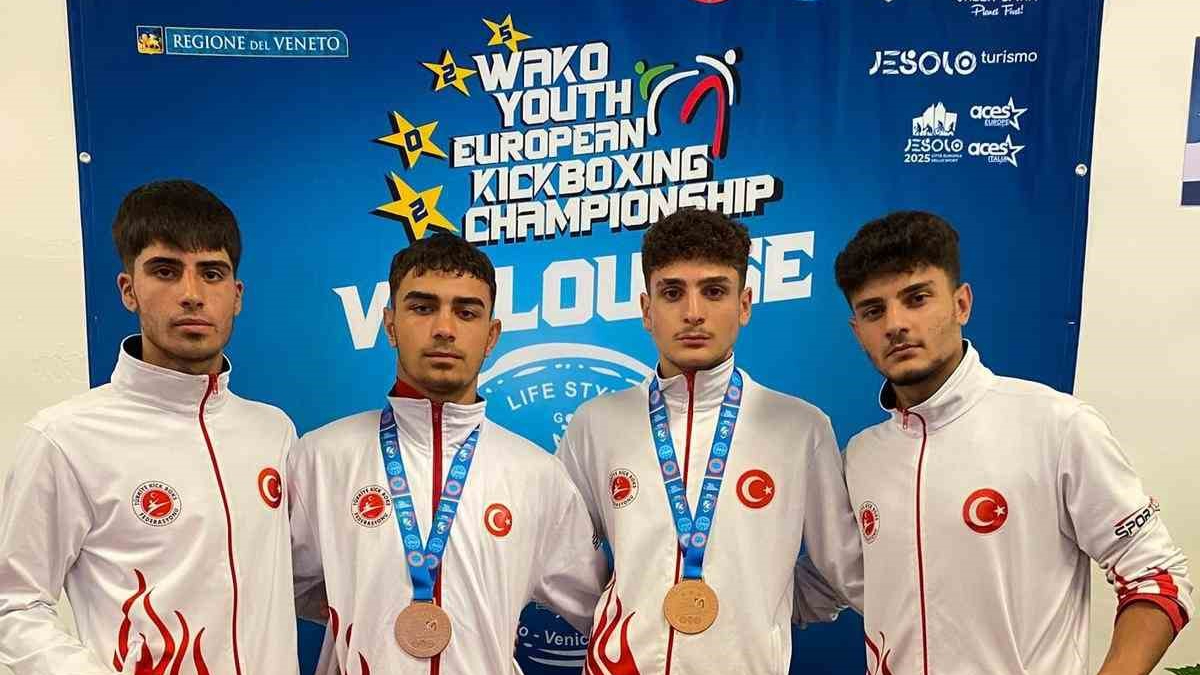 Avrupa’dan madalya ile dönüyorlar