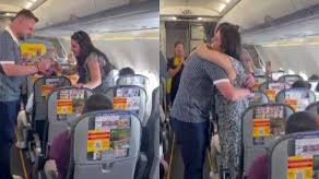 Dünyaevine ilk adımı gökyüzünde attılar