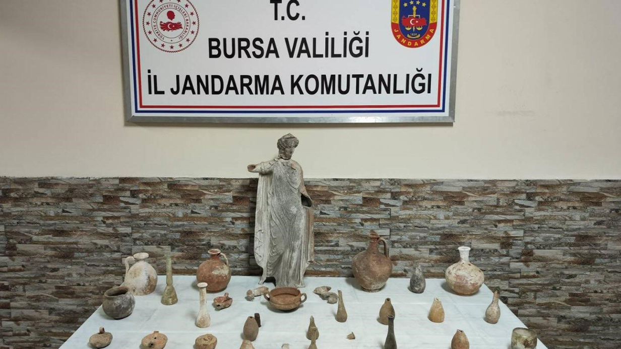 Roma ve Bizans objeleri ele geçirildi