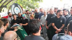 Güllü son yolculuğuna uğurlandı.