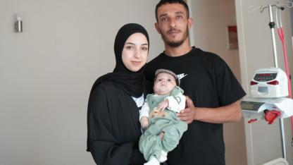 10 aylık Mahmoud’un Filistin’den Antalya’ya zorlu karaciğer nakil yolculuğunda mutlu son