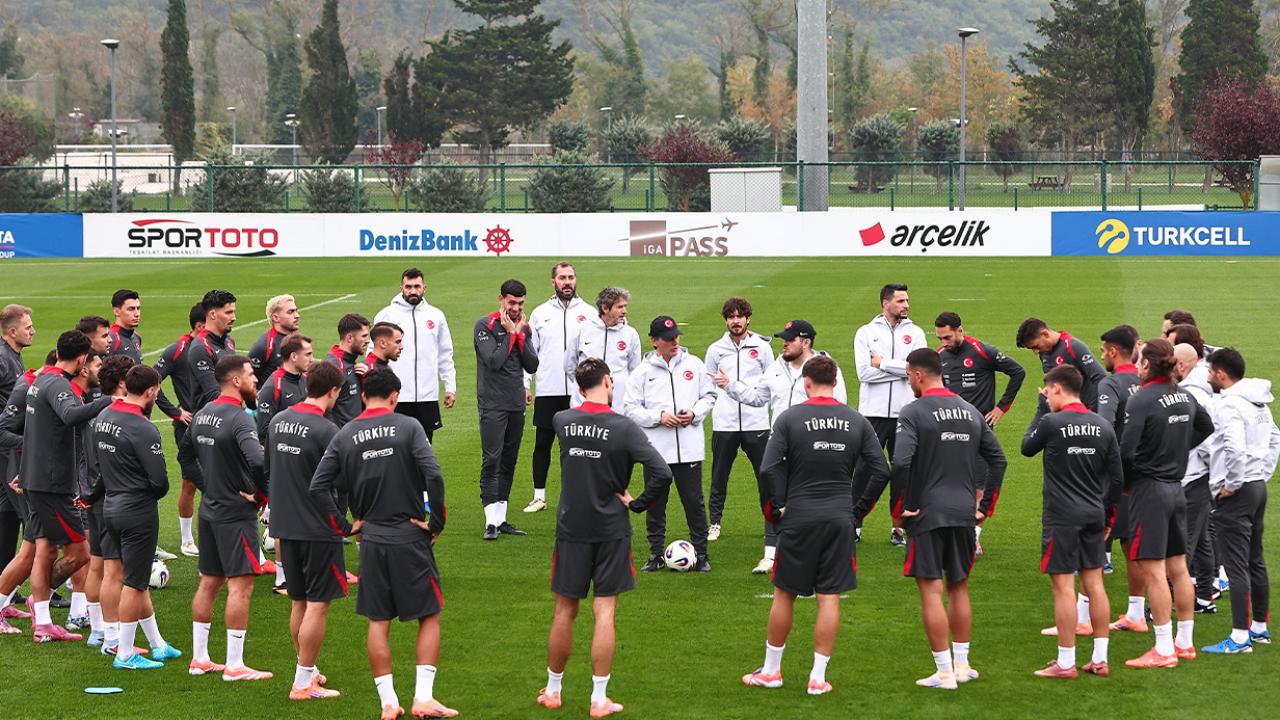 A Milli Futbol Takımı, Bulgaristan maçı hazırlıklarını sürdürdü