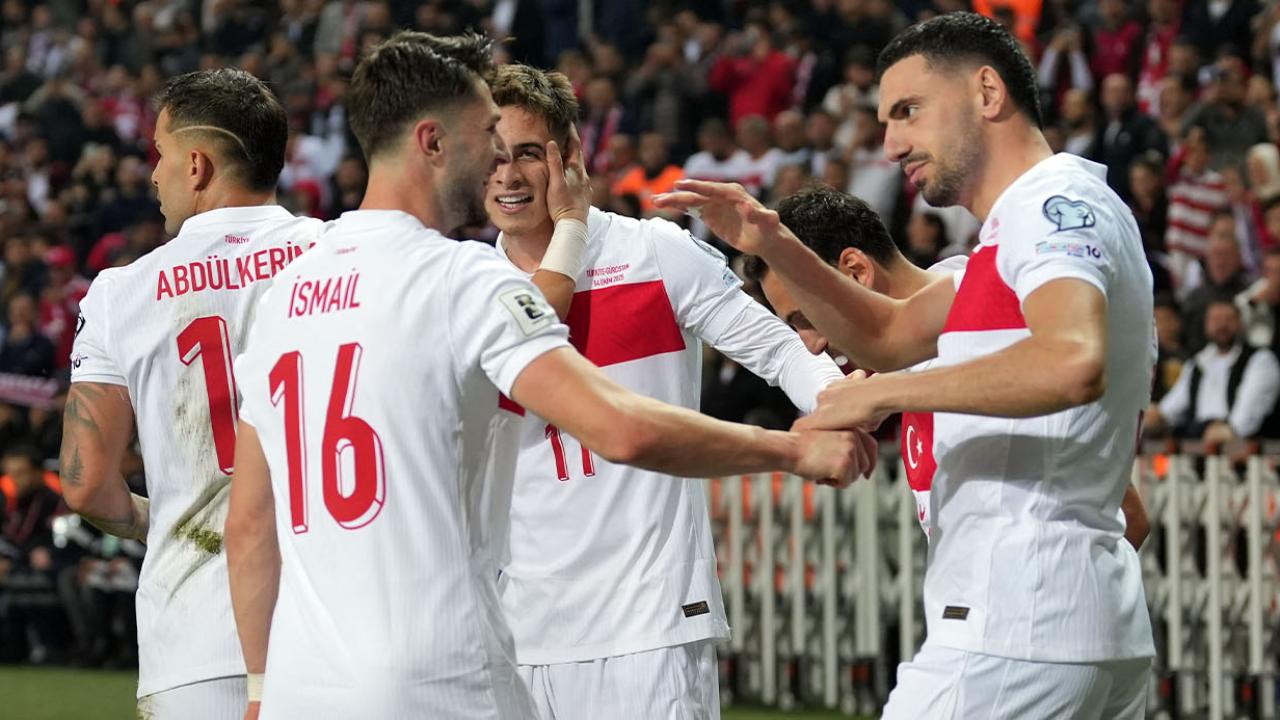 A Milli Futbol Takımı’nda Gürcistan galibiyeti sevinci