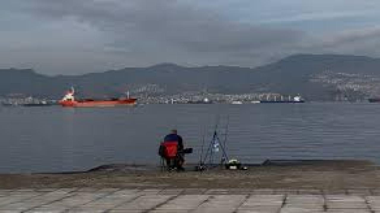Balık tutarken dehşeti yaşadı