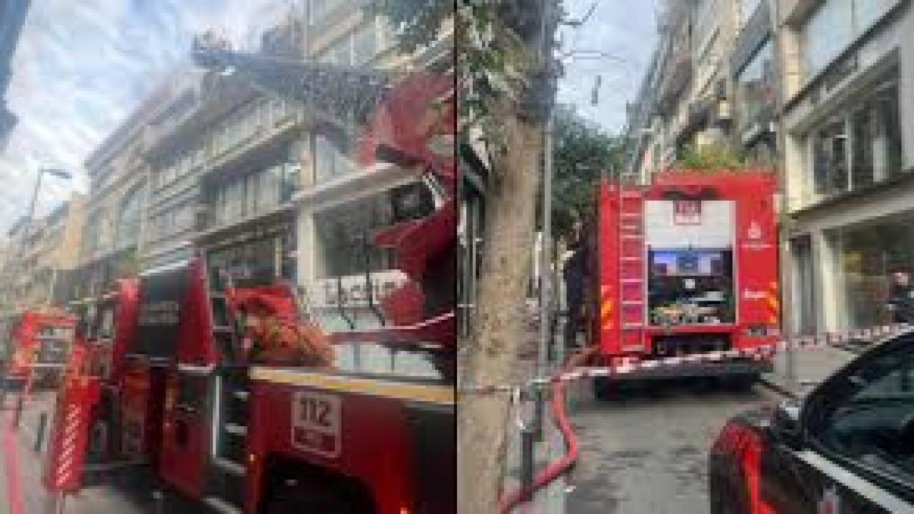 Binada çıkan yangında 1 kişi yanarak hayatını kaybetti