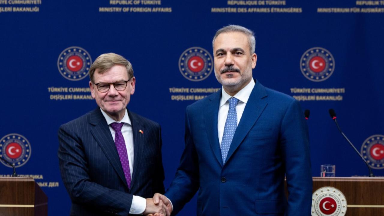 Dışişleri Bakanı Hakan Fidan, Almanya Dışişleri Bakanı Johann David Wadephul ile Ankara’da bir araya geldi.