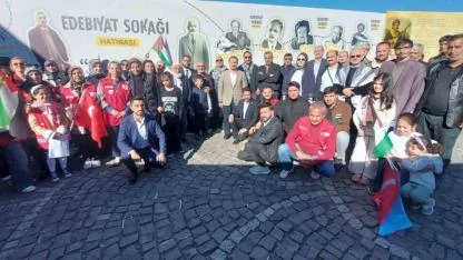 Edebiyat Sokağı’ndan Gazze şiirleriyle selam gönderildi
