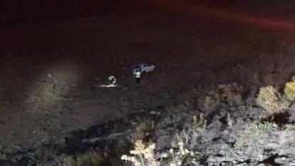 Erzurum’da otomobil 50 metrelik uçuruma yuvarlandı: 1 yaralı