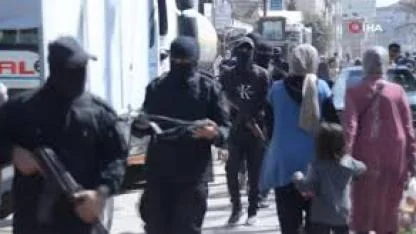 Filistin polisi Gazze’de yeniden görev başında