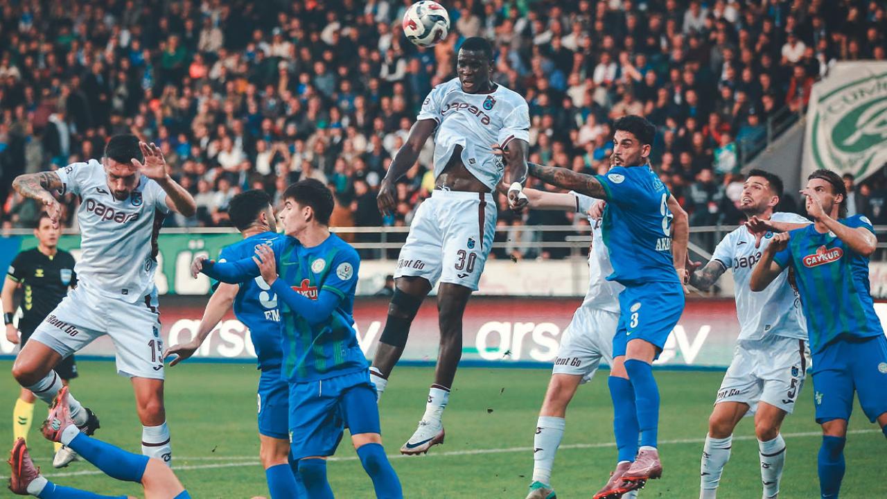 Karadeniz derbisinin kazananı Trabzon