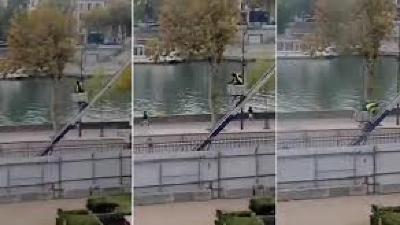 Louvre Müzesi&#039;ndeki hırsızlık ve soyguncularının kaçma anı ortaya çıktı