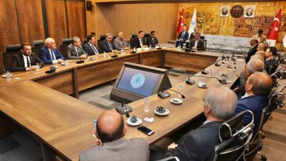 Projeler Vali Aydoğdu başkanlığında değerlendirildi