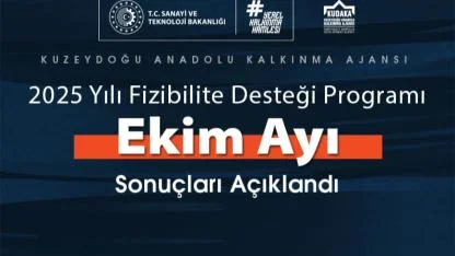 2025 Yılı Fizibilite Desteği Programı EKİM Ayı Sonuçları Açıklandı.