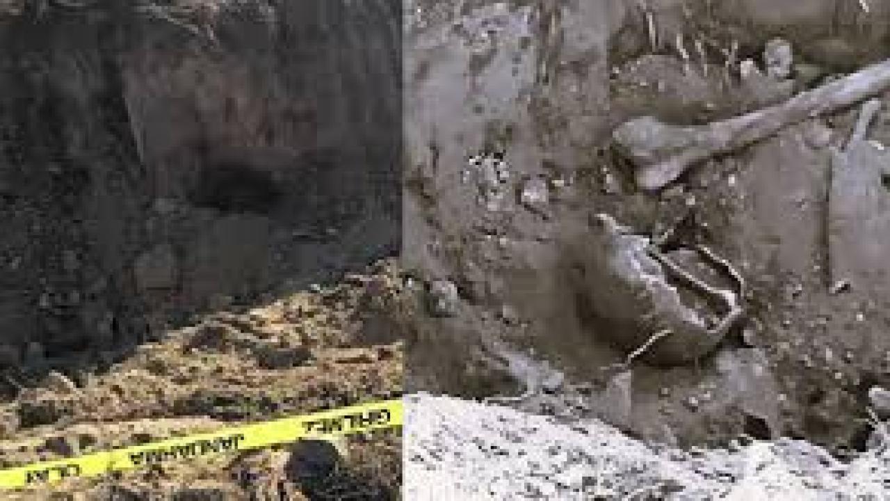 5 toprak küpün içerisinde insana ait kemik parçaları bulundu