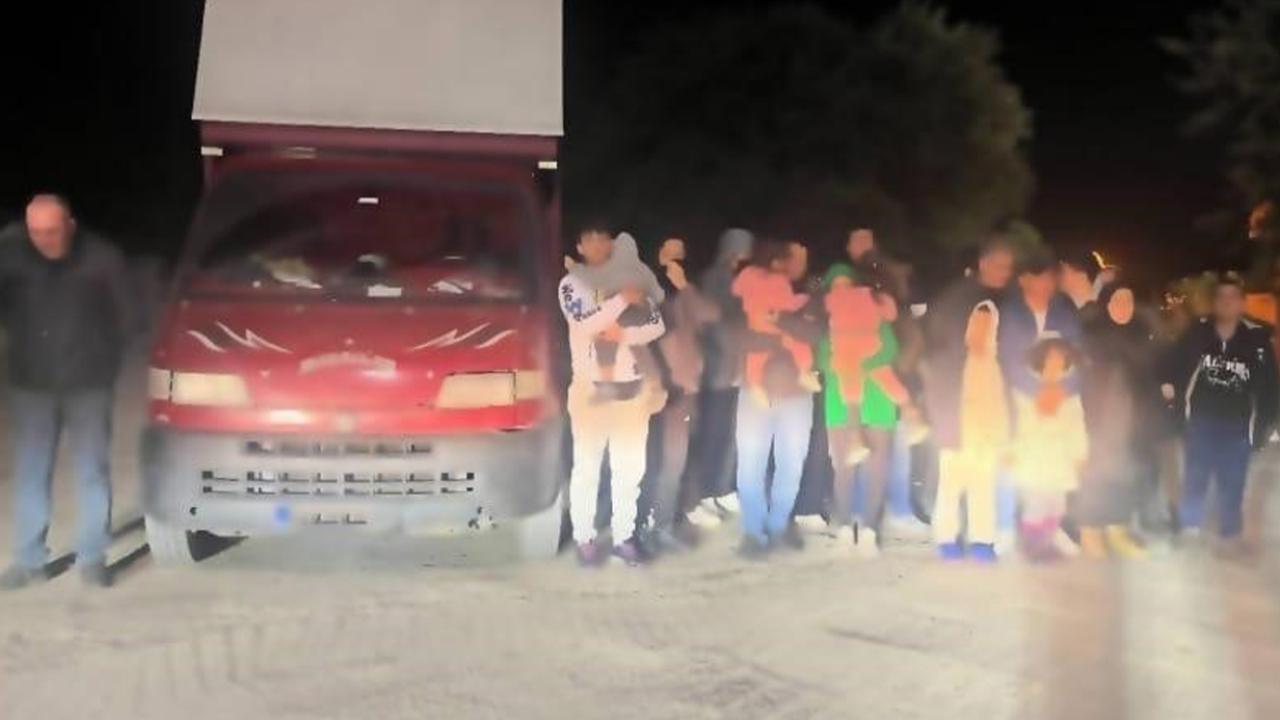 6 organizatör ve 105 kaçak göçmen yakalandı