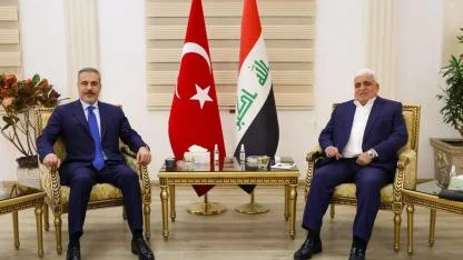 Bakan Fidan, Haşdi Şabi Komisyonu Başkanı Feyyad ile görüştü